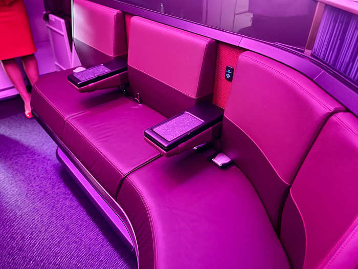 All business class passengers can also enjoy Virgin