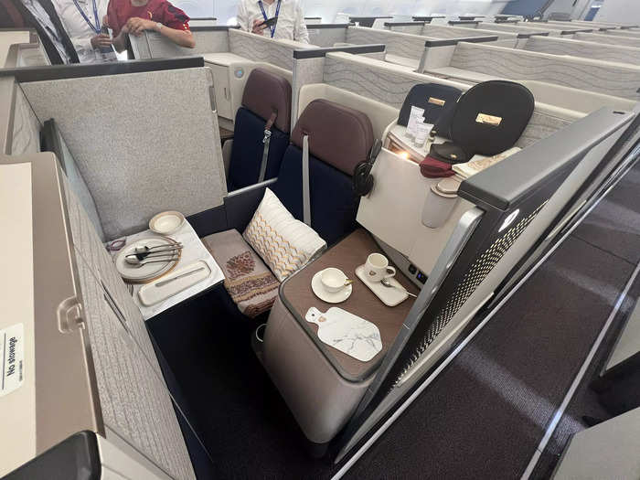 I was particularly impressed by the new business class.