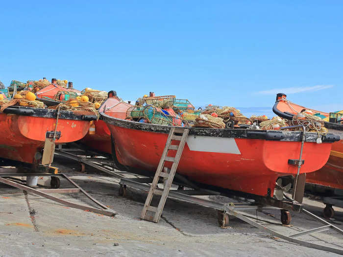 The local economy depends largely on the harvest of rock lobster — which they sell internationally — and fish.