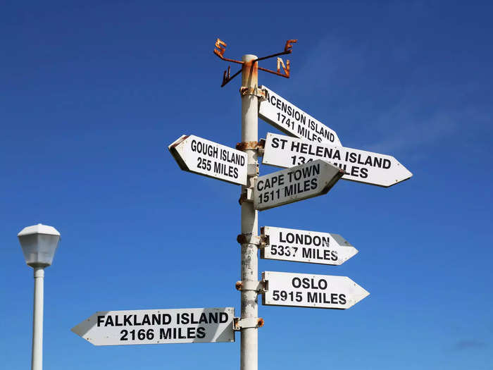 The island of Tristan da Cunha is more than 1,700 miles (nearly 2,800 kilometers) off the coast of Cape Town.