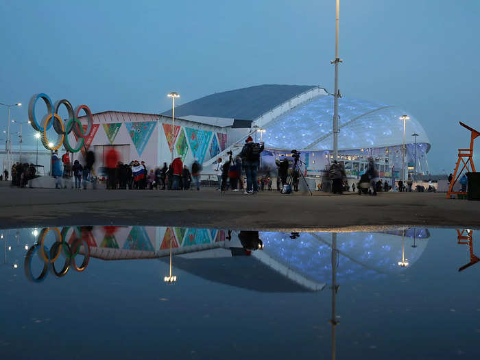 Fisht Olympic Stadium was the site of the opening and closing ceremonies of Sochi 2014 in Russia.