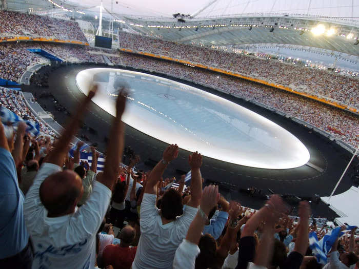 The Olympic Stadium of Athens, used for the 2004 Summer Games, is nicknamed "Spyros Louis" after the famed Greek Olympian.