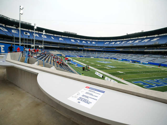 It changed from Centennial Olympic Stadium to Turner Field to Center Parc Stadium.