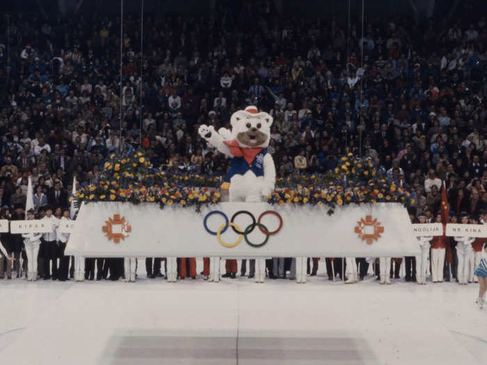 The closing ceremonies of the 1984 Games in Sarajevo were held inside the Zetra Olympic Hall.