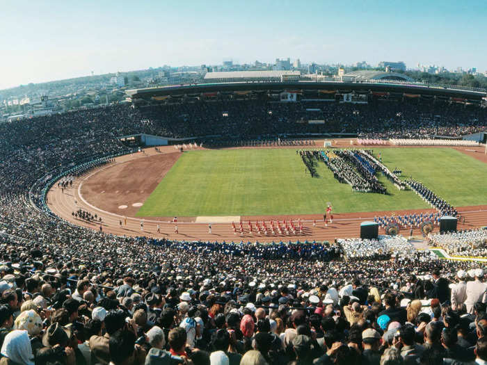 When Tokyo first hosted the Olympics in 1964, the National Stadium was used as the site of the opening and closing ceremonies.