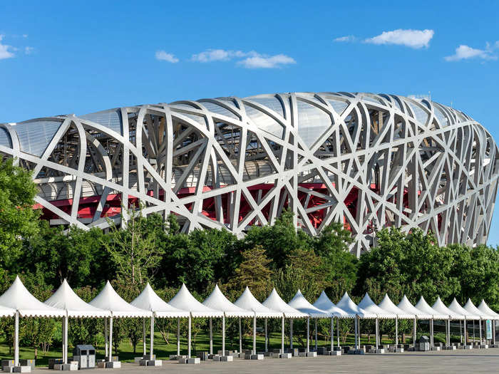 In 2022, the Beijing National Stadium became one of the few Olympic stadiums that  hosted both summer and winter games.