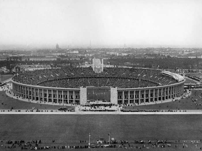 Berlin hosted the Summer Olympics in 1936, mainly from the Olympiastadion Berlin, or Olympic Stadium.