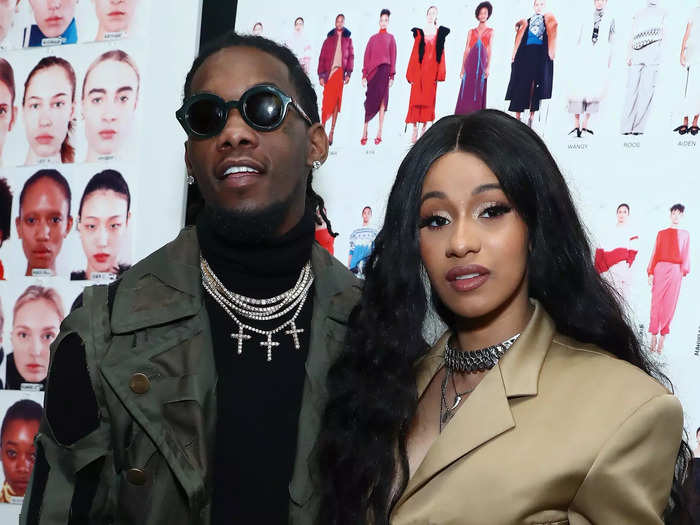 January 14, 2018: Offset gets Cardi B