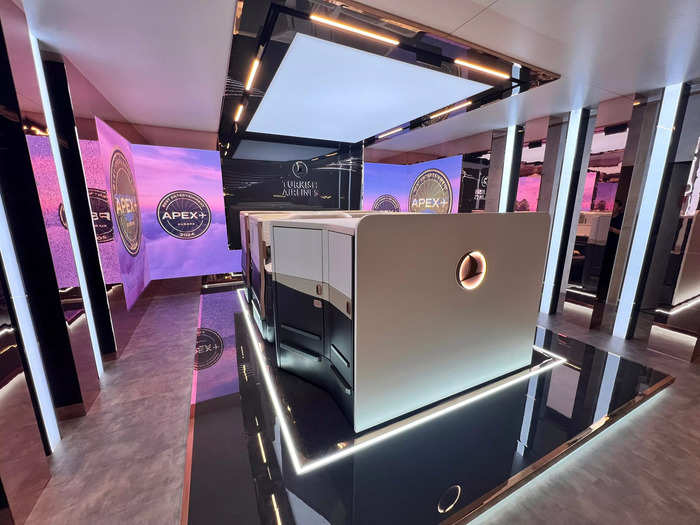 Turkish Airlines unveiled its new business class, Crystal, at the Farnborough Airshow.