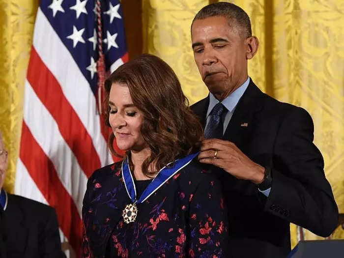 She was awarded the Presidential Medal of Freedom by then-President Obama in 2016