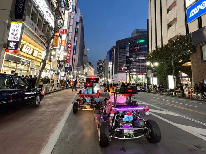 I got to experience my 15 seconds of fame driving through Tokyo at night.