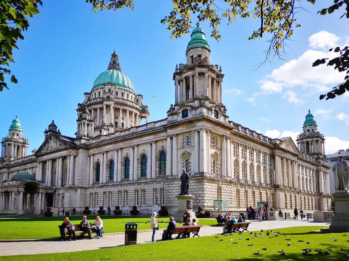 Belfast, Northern Ireland, is another hidden gem, she says.