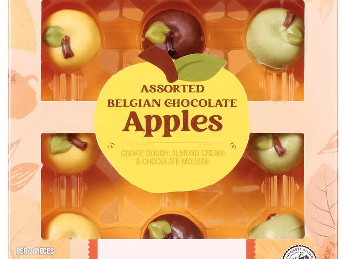 Get ready for fall with the Choceur pumpkin- or apple-shaped chocolates.