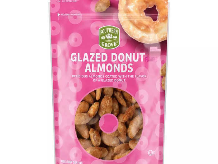 Southern Grove glazed-doughnut almonds can satisfy a sweet tooth.