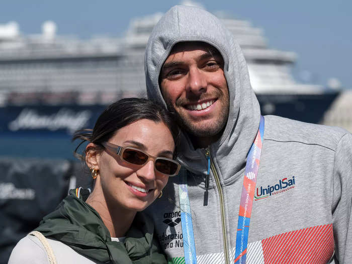 Italian fencer Rossella Fiamingo and her fiancé swimmer Gregorio Paltrinieri are both decorated Olympians.