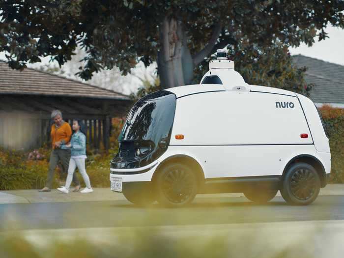 Uber announced Thursday that it was launching a 10-year partnership with robotics company Nuro, which makes autonomous electric vehicles. The service will start in the fall with deliveries in Houston, Texas and Mountain View, California, with plans to expand the offering to the greater Bay Area.