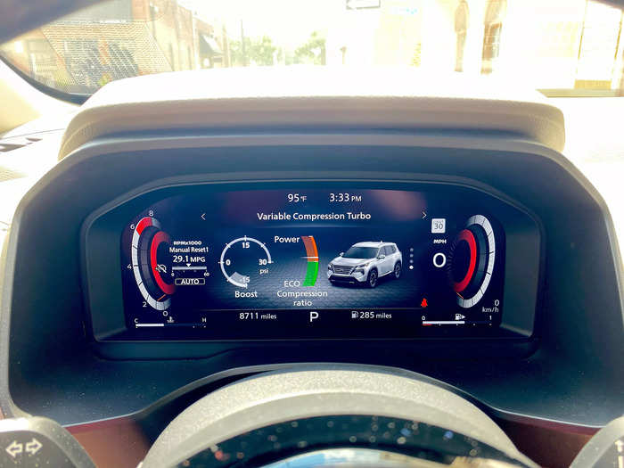 6. Digital gauge cluster