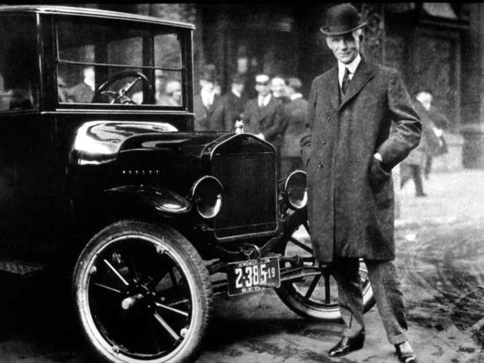 Henry Ford was born in 1863 on a farm in  Springwells Township, Michigan.