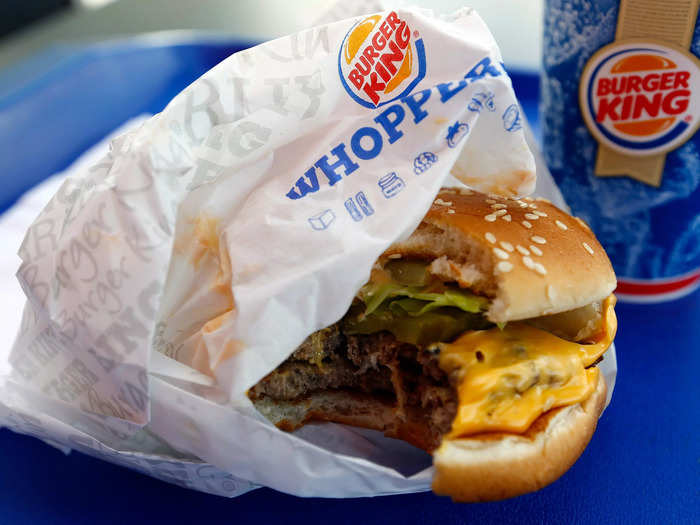 In 1957, Burger King released its signature burger, the Whopper.