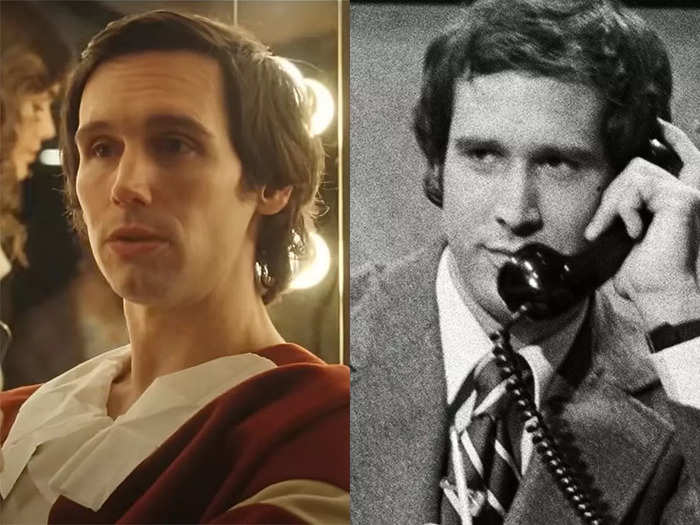 Cory Michael Smith plays "SNL" cast member Chevy Chase.