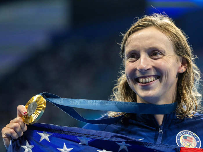 Swimming legend Katie Ledecky finished competing in Paris as the most decorated American woman in Olympic history. 