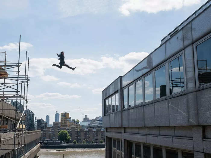 5. Cruise broke his ankle jumping between buildings while making "Mission: Impossible — Fallout."