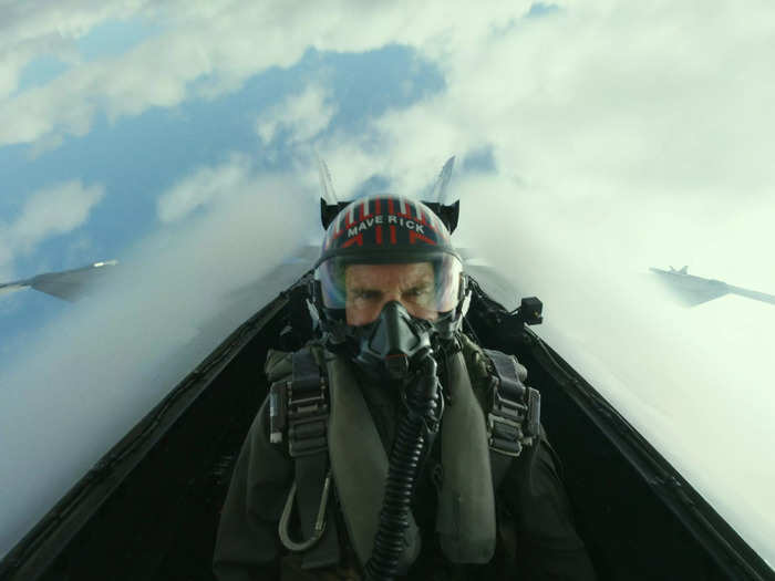 9. Cruise is really in a F/A-18 jet for the flight scenes in "Top Gun" Maverick" and had to deal with the G-forces.