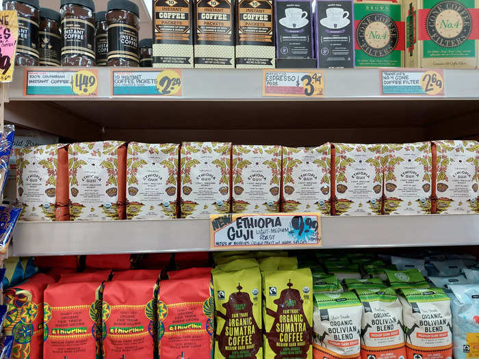 The store overwhelmingly sold own-brand products, but Trader Joe