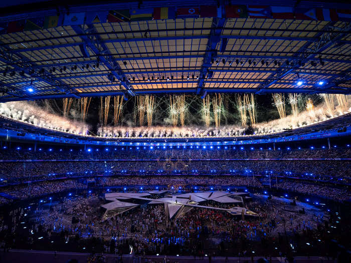 Around 80,000 people attended the closing ceremony.