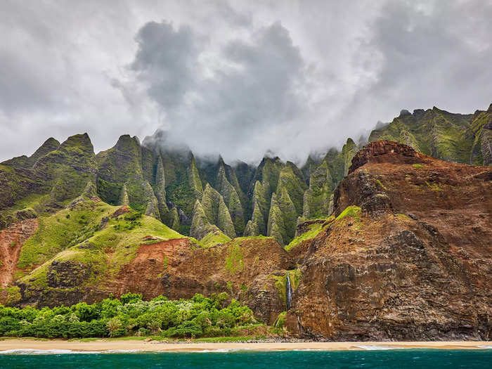 Nāpali Coast State Wilderness Park in Hawaii is a remote wonderland.