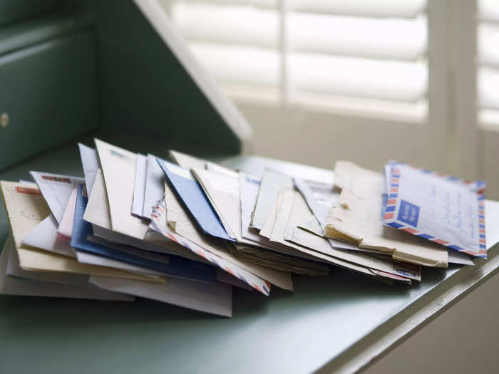 Keeping bills, mail, and other documents in the bedroom can make your space look messy.