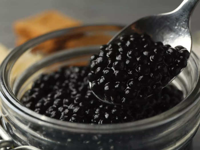 Caviar has become a popular drink garnish — for those who can afford it. 