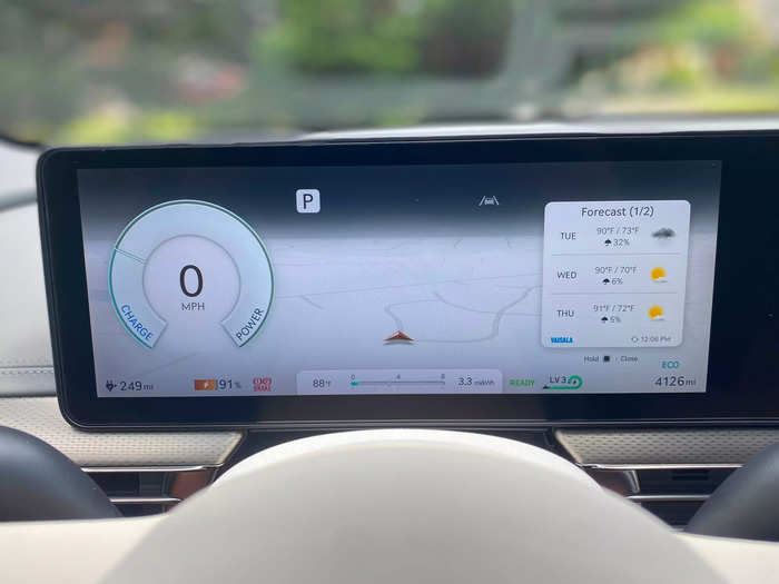 14. Digital gauge cluster 