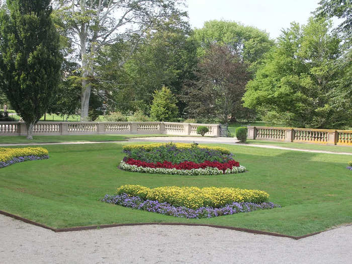 The kitchen led out into the gift shop and the exit, where visitors could explore the sprawling grounds.