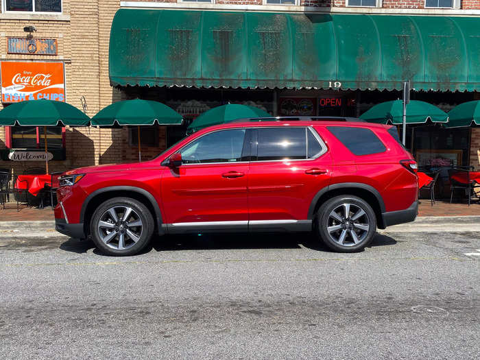 The Pilot is one of the largest SUVs in its class. 