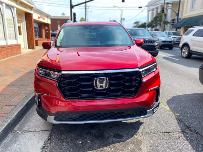 For the fourth-generation Pilot, Honda went for a boxy, truck-like look. 