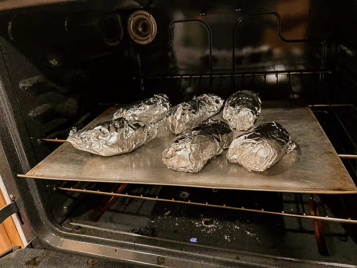 Every recipe started with a simple baked potato.