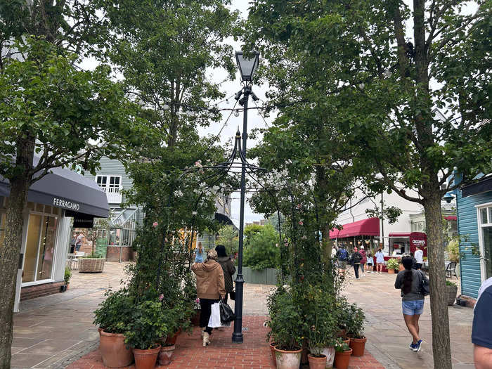 Bicester Village feels like a luxury shopping experience, from the clean streets to the immaculately presented stores.