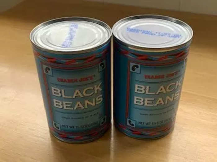 Black Beans (two cans): $1.78