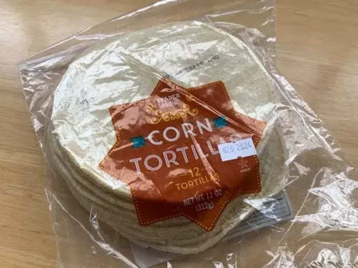 Tortillas: $2.49