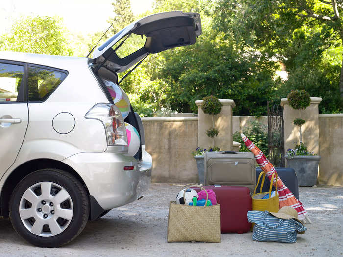 When the kids were little, Taylor said they overpacked for road trips.