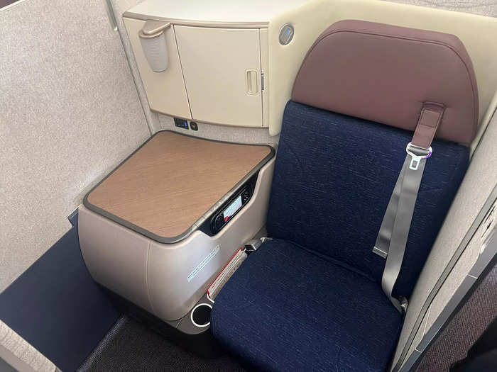 The new suite otherwise comes with the regular business class basics.