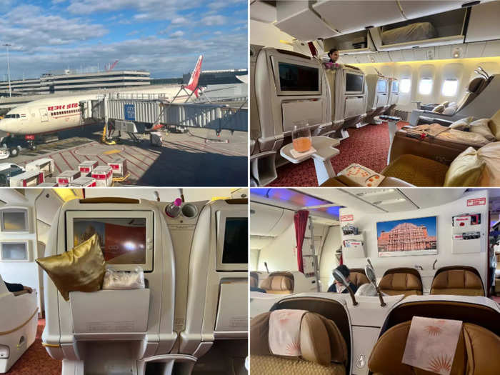 The new suite-style cabin is leagues above Air India