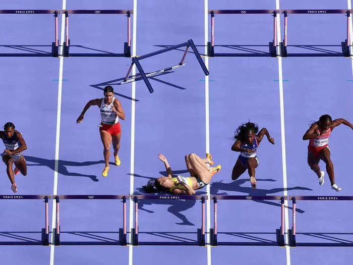 Sometimes Olympic photographers capture devastating moments, like Michelle Jenneke