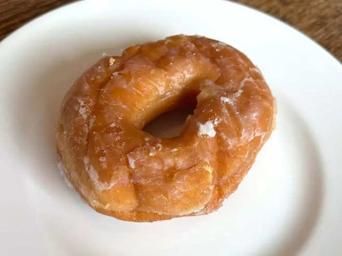 The glazed doughnut was simple but delicious.