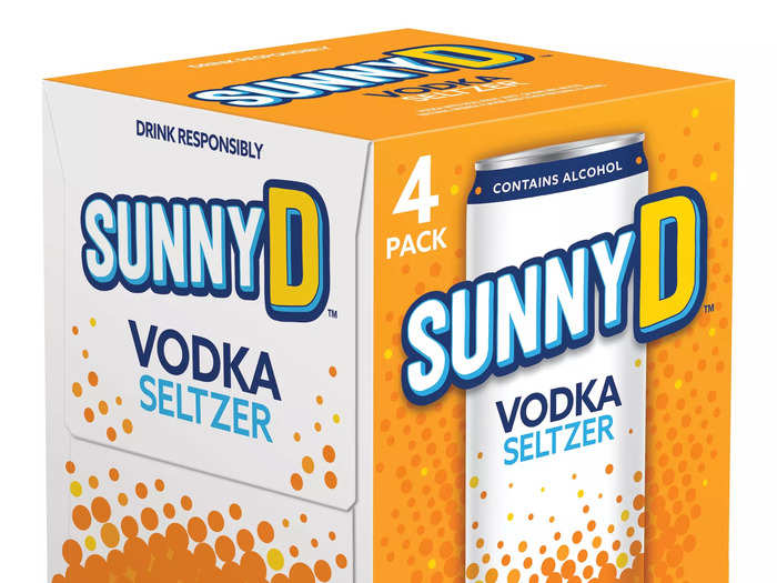 SunnyD also released a vodka-based seltzer flavored like the nostalgic juice.