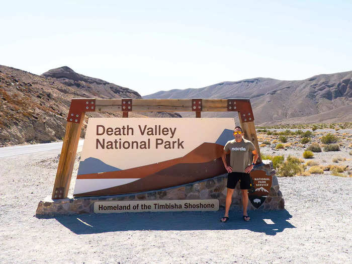 I arrived in Death Valley days beforehand