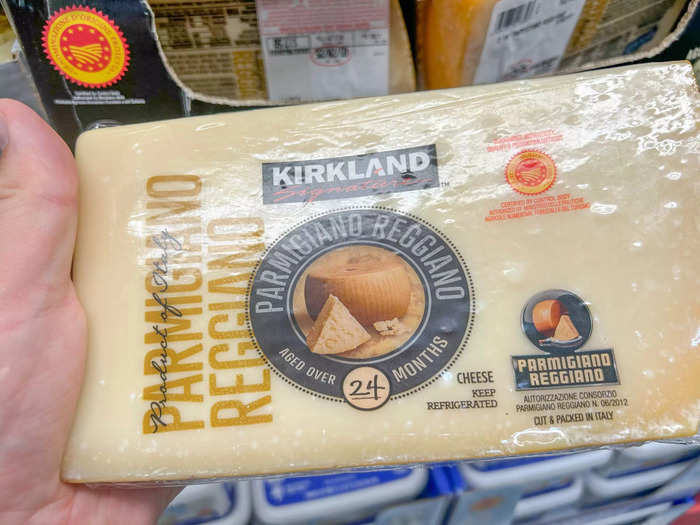 The Kirkland Signature Parmigiano-Reggiano adds a lot of depth to pasta dishes and frittatas.