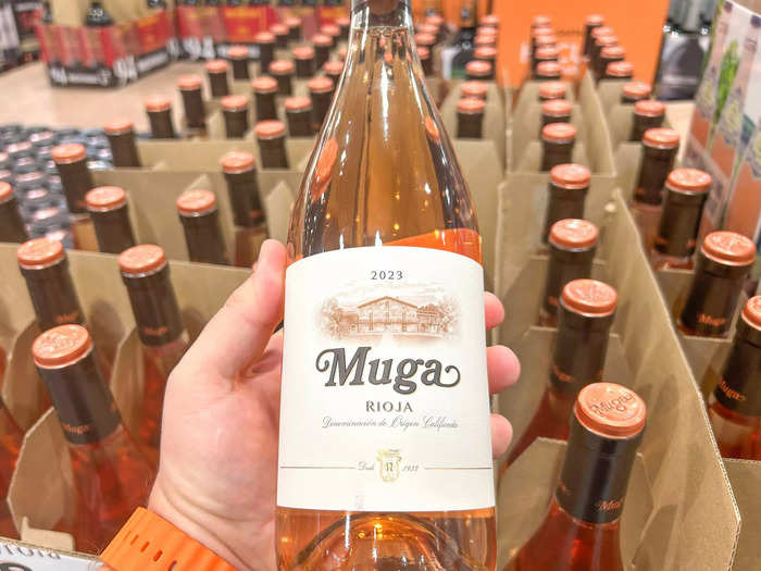 The Muga rosado wine offers a great balance of flavors.