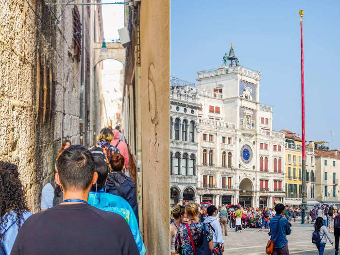 The first thing I noticed in Venice was the crowds. 